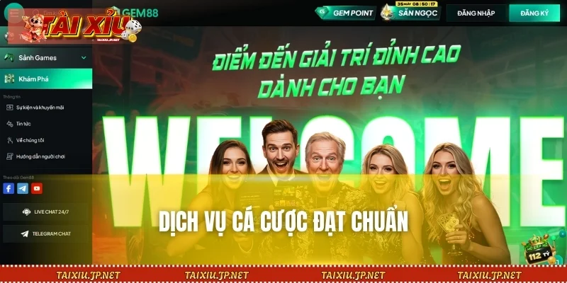 Dịch vụ cá cược đạt chuẩn